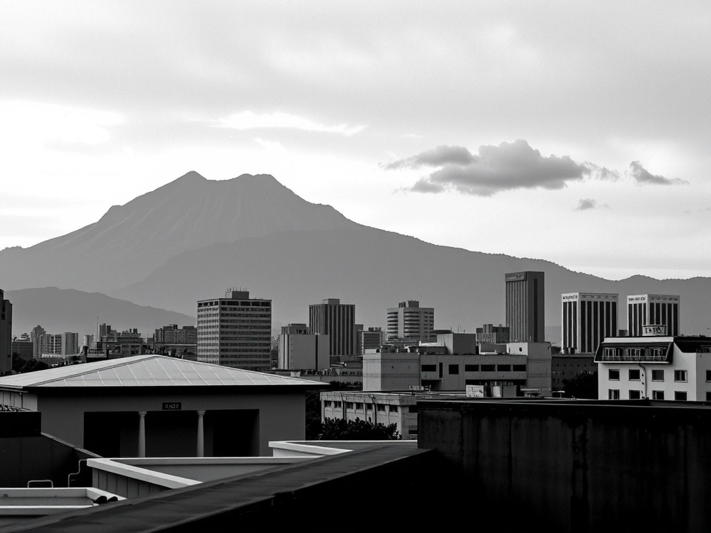 Bogotá skyline view