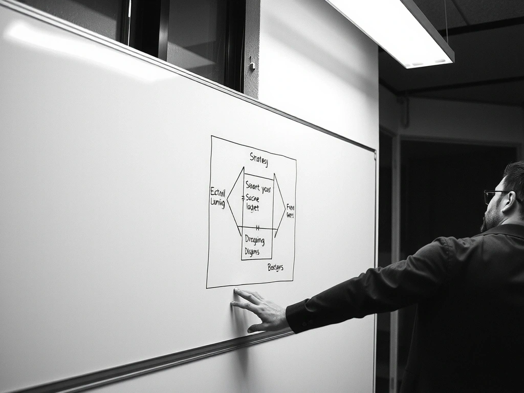 Whiteboard strategy session